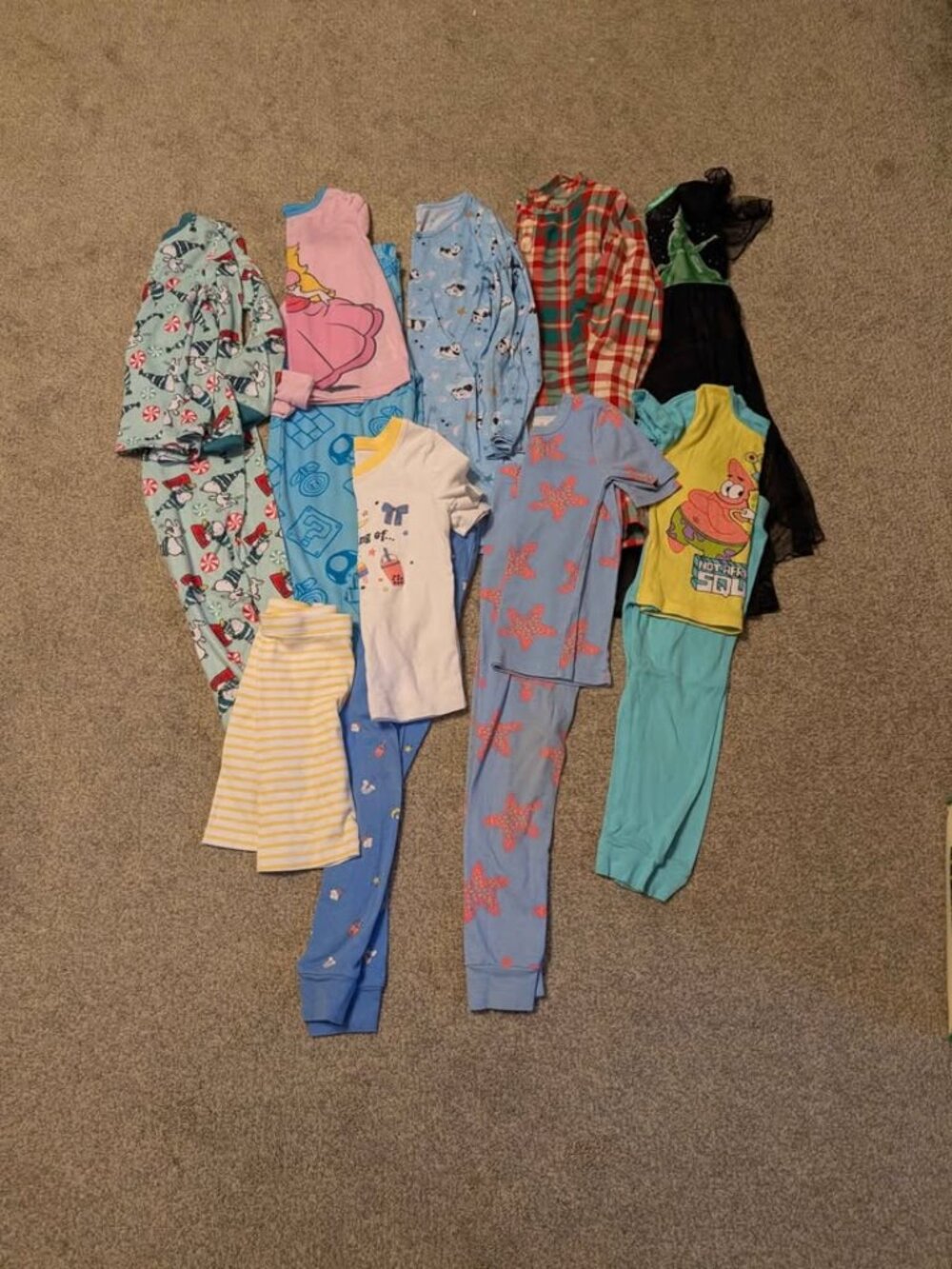 Girls size 6/6x PJ clothing bundle